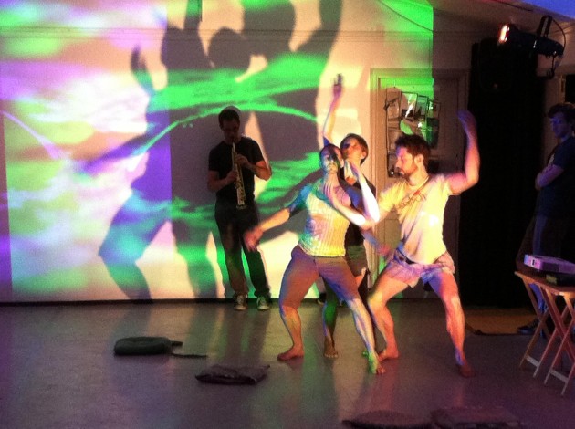 L to R: Ben Kates, Noel Plemmons, Elise Knudsen and Luke Gutsgell. Photo by Evan James Lindorff-Ellery.